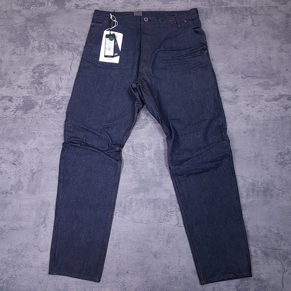 G-STAR‎ Raw Grip 3D Relaxed Tapered Jeans Mens Size 33x32 Raw Denim